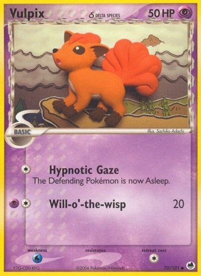 Vulpix (Delta Species) (Dragon Frontiers) Medium Play