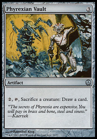 Phyrexian Vault (Duel Decks: Phyrexia vs The Coalition) Medium Play