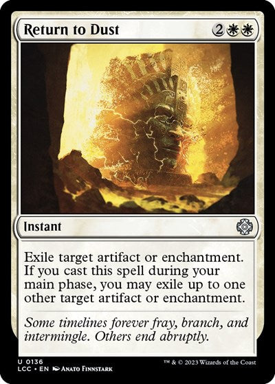 Return to Dust (Commander: The Lost Caverns of Ixalan) Light Play
