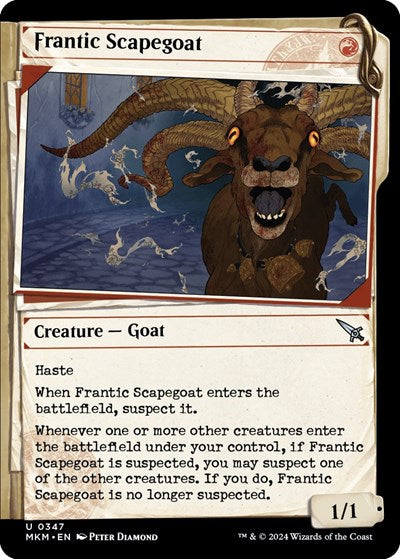 Frantic Scapegoat (Showcase) (Murders at Karlov Manor) Light Play
