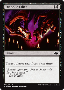 Diabolic Edict (Modern Horizons) Light Play