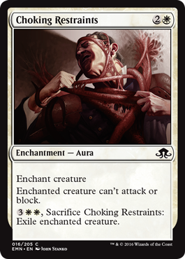 Choking Restraints (Eldritch Moon) Light Play Foil