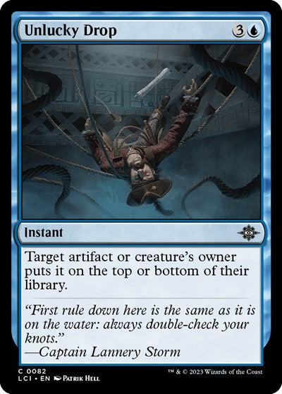 Unlucky Drop (The Lost Caverns of Ixalan) Light Play