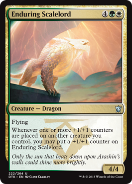 Enduring Scalelord (Dragons of Tarkir) Damaged / Poor