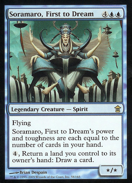 Soramaro, First to Dream (Saviors of Kamigawa) Light Play