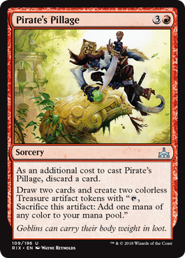 Pirate's Pillage (Rivals of Ixalan) Light Play