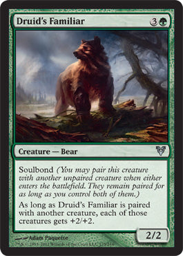 Druid's Familiar (Avacyn Restored) Light Play