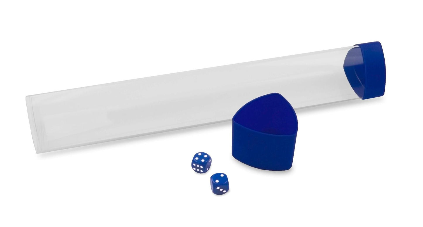 BCW - Playmat Tube with Dice Cap - Blue