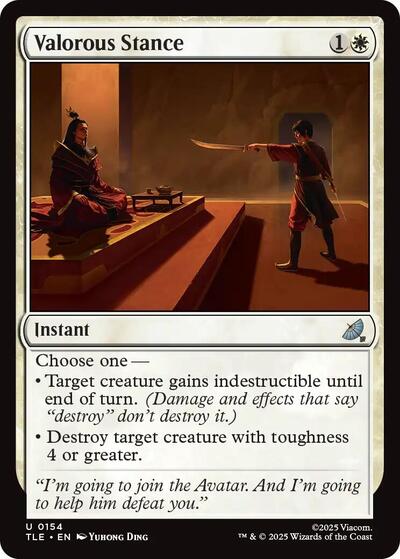 Valorous Stance (Avatar: The Last Airbender: Eternal-Legal) Light Play Foil