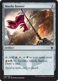 Mardu Banner (Khans of Tarkir) Light Play