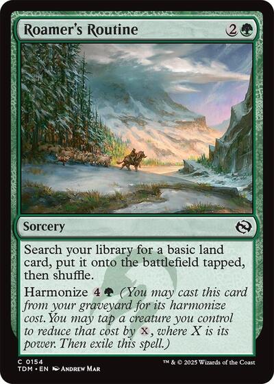 Roamer's Routine (Tarkir: Dragonstorm) Light Play