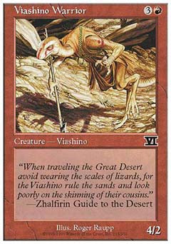 Viashino Warrior (Classic 6th Edition) Light Play