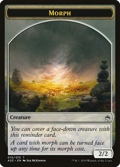 Morph Token (015) (Masters 25) Light Play