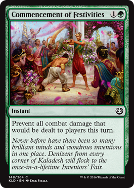 Commencement of Festivities (Kaladesh) Light Play Foil