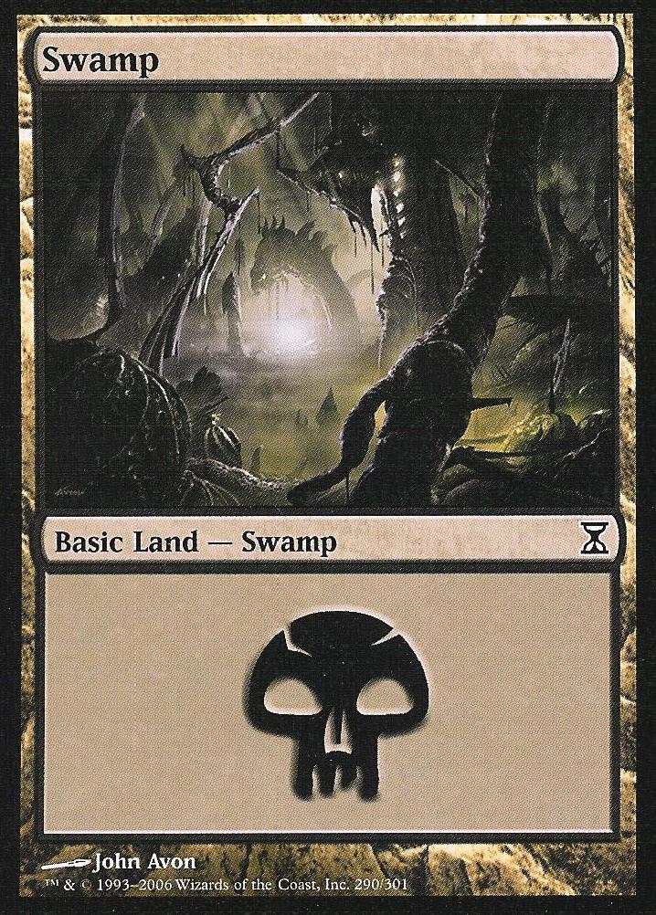 Swamp (290) (Time Spiral) Light Play