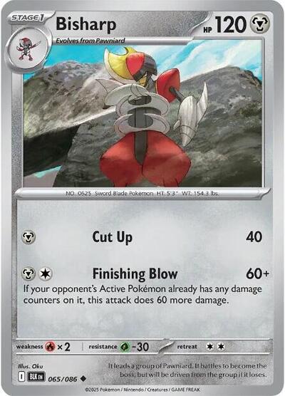 Bisharp (SV: Black Bolt) Light Play