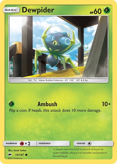 Dewpider (SM - Burning Shadows) Light Play