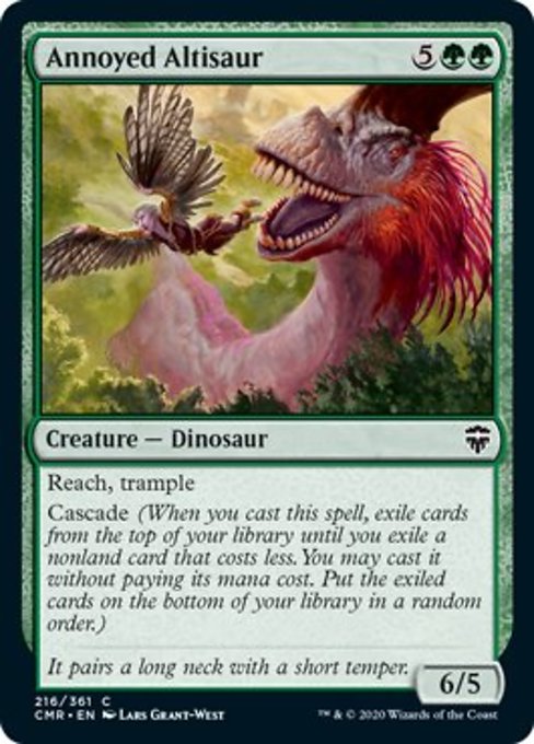 Annoyed Altisaur (Commander Legends) Light Play Foil