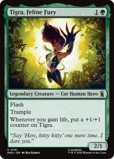Tigra, Feline Fury (Marvel Super Heroes) Light Play