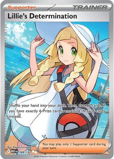 Lillie's Determination - 169 (ME01: Mega Evolution) Near Mint Foil