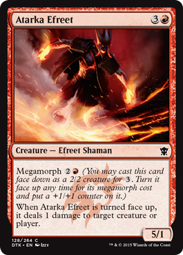 Atarka Efreet (Dragons of Tarkir) Light Play
