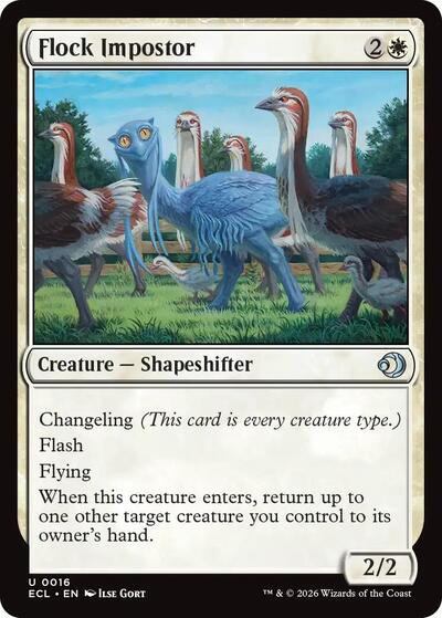 Flock Impostor (Lorwyn Eclipsed) Light Play