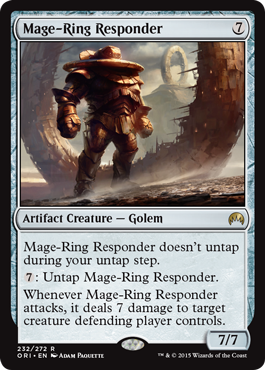 Mage-Ring Responder (Magic Origins) Light Play Foil