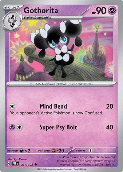 Gothorita - 091 (SV02: Paldea Evolved) Light Play