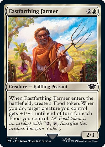 Eastfarthing Farmer (Universes Beyond: The Lord of the Rings: Tales of Middle-earth) Light Play Foil