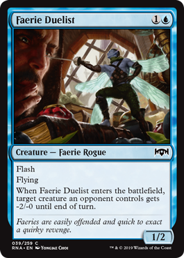 Faerie Duelist (Ravnica Allegiance) Light Play