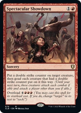 Spectacular Showdown (Commander Legends: Battle for Baldur's Gate) Light Play