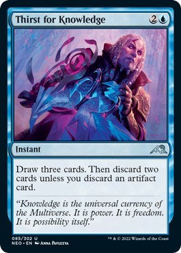Thirst for Knowledge (Kamigawa: Neon Dynasty) Light Play