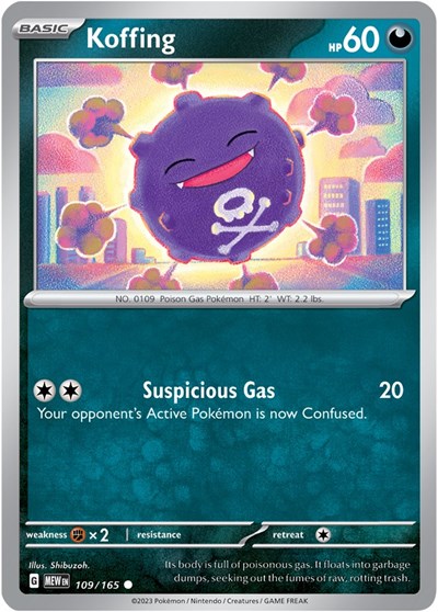 Koffing (Scarlet and Violet: 151) Light Play