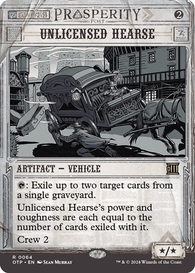 Unlicensed Hearse (Outlaws of Thunder Junction: Breaking News) Light Play