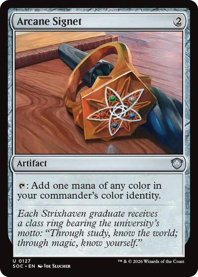 Arcane Signet (Commander: Secrets of Strixhaven) Light Play