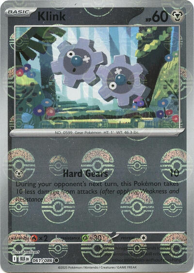 Klink (Poke Ball Pattern) (SV: Black Bolt) Light Play Holofoil