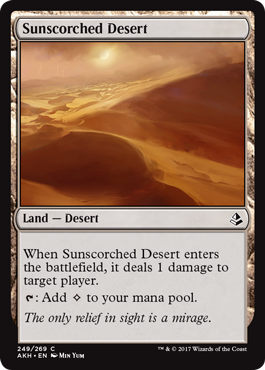 Sunscorched Desert (Amonkhet) Light Play Foil