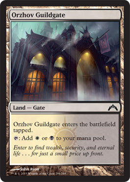 Orzhov Guildgate (Gatecrash) Light Play