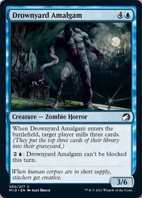 Drownyard Amalgam (Innistrad: Midnight Hunt) Light Play Foil