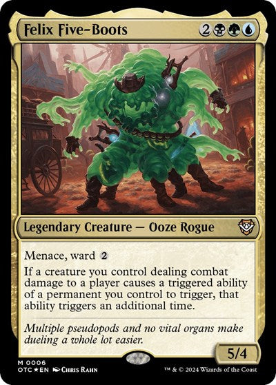 Felix Five-Boots (Commander: Outlaws of Thunder Junction) Light Play Foil