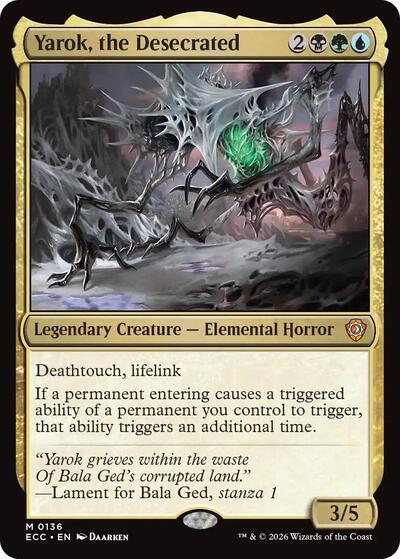 Yarok, the Desecrated (Commander: Lorwyn Eclipsed) Light Play