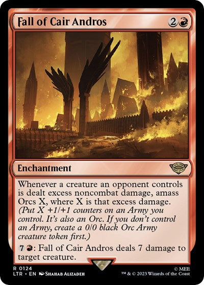 Fall of Cair Andros (Universes Beyond: The Lord of the Rings: Tales of Middle-earth) Light Play Foil