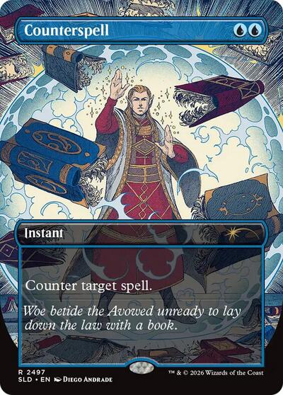 Counterspell (2497) (Secret Lair) Light Play Foil