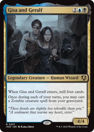 Gisa and Geralf (Innistrad Remastered) Light Play