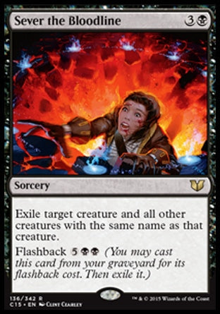 Sever the Bloodline (Commander 2015) Light Play