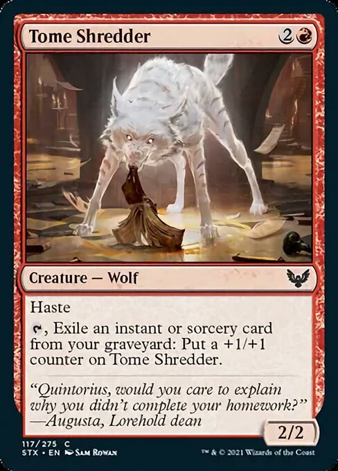 Tome Shredder (Strixhaven) Light Play