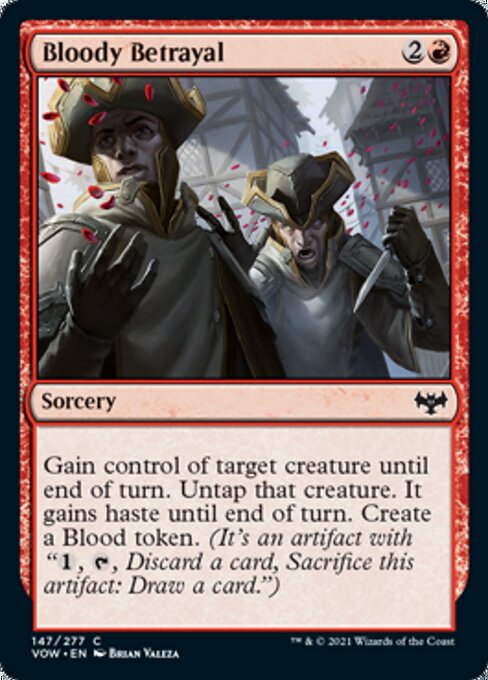Bloody Betrayal (Innistrad: Crimson Vow) Light Play