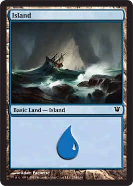 Island (254) (Innistrad) Light Play