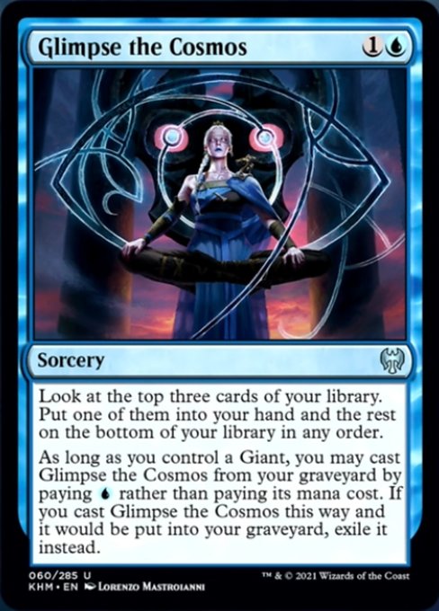 Glimpse the Cosmos (Kaldheim) Light Play