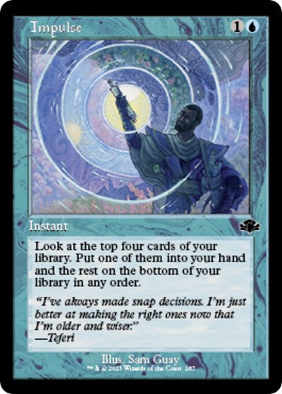 Impulse (Retro Frame) (Dominaria Remastered) Light Play